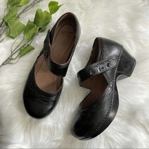 Dansko | Harlow Black Brown Shoes Heeled Mary Jane Comfort Clogs Size 42 or 11.5